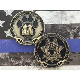 K9 Challenge Coin (Border Division)