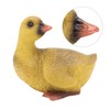 Duck Ornament Resin Weather Resistant Cute Vivid Expression Duck Statues