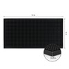 Xibany Bar Mat 6" x 12" PVC Small Black, Essentials