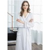 Mettclasi Men's Lightweight Waffle Robe, Unisex Cotton Blend Mid-Length Bathrobe