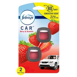 Generic Febreze Car Air Freshener Vent Clips - 2 Clips - 0.07 Fl Oz (Berry & Bramble)