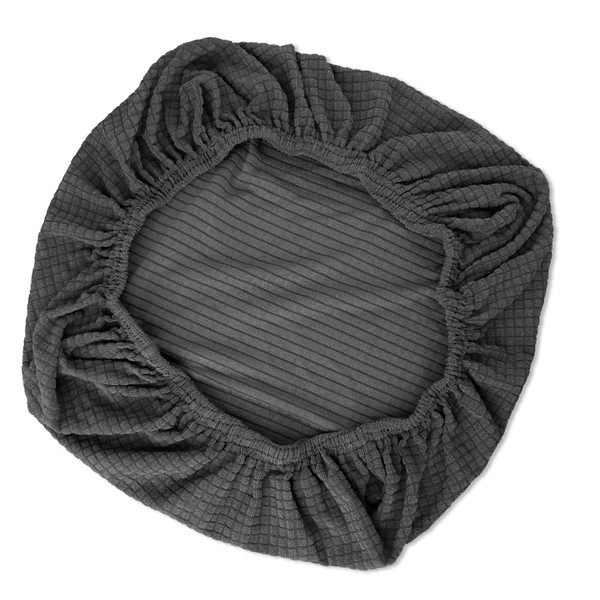 Luckious Black Waterproof Office Chair Cover,Stretch Chair Cover Protector,Removable Washable