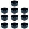 GVK ECO Set of 10 Melamine Ashtrays Diameter 10 cm
