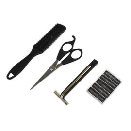 ToolUSA Traveler's Personal Hygiene Set For Cutting, Shaving And Trimming Hair: B8473-YX