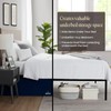 SGI 12 Inch Drop King Size Navy Blue Solid Bed
