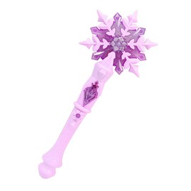 DEARMAMY Snowflake Winter Party Wand Luminous Snowflake Wand Toy Luminous Snowflake Wand Toy Perfect Costume Accessory for Kids Girls