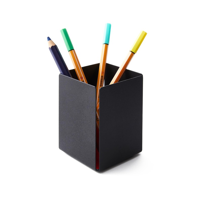 eglooh - Moire - Desk Pen Holder with Black Steel