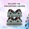 CRICAL 2Pcs Billiard Cue Straightness Checker,Pool Billiard Cue Snooker Club