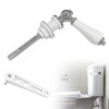 TIANNAIT 1 x Ceramic Toilet Flush Handle, Toilet Flush Handle,