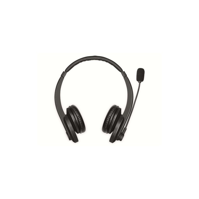 LogiLink Bluetooth Stereo Headset, Microphone Black Standard