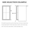 RYB HOME No Drill Adhesive 100% Blackout Curtains for Bedroom