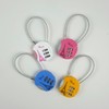 3-Digit Wire Combination Padlock for School, Study Room, Personal Locker - Small Dial Padlock Blue 3ea