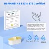 Waterdrop Upgrade NSF 53&42&372 Certified Replacement Filters,for Waterdrop - 4