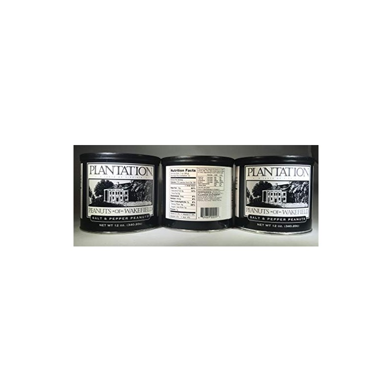 Plantation Peanuts Triple Pack - 3 x 12oz. tins of