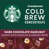 Starbucks Cold Brew Coffee Concentrate, Dark Chocolate Hazelnut Flavored Iced