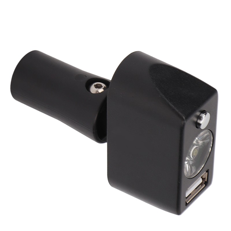 Electric Wheelchair Light 3 Pin XLR Head USB Charging Adjustable