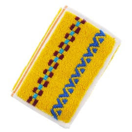 Tanaka Sangyo Imabari Towel Handkerchief Otta Half Handkerchief Towel Made in Japan Yellow Approximately 9.8 x 4.9 Inches (25 x 12.5 cm) 21-46