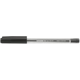 Schneider Tops 505 Ballpoint Pens with Clip Cap and Stainless Steel M Tip Pack of 50 Black