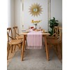 ZeeMart Farmhouse Table Runner, Rustic Table Runners 72 Inches Long,