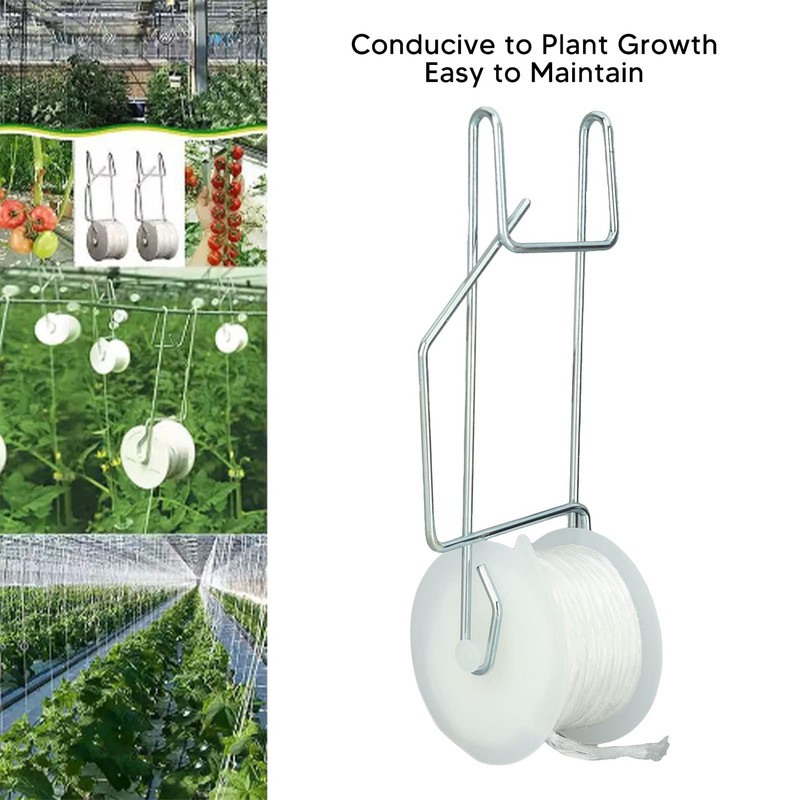Tomato Holder Hooks 6PCS Tomato Support Hooks Greenhouse Tomato Roller