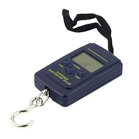 MSC Portable Digital Luggage Scale Electronic Suitcase Scale Hanging Scales Luggage Weighing Scale 110 Pound/ 50 Killogram With Backlit With Tare Function Lightweight for Travel-Small-1pc