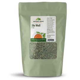 Natural Hope Herbals BE WELL TEA Organic Herbal Raspberry Peppermint Alfalfa Organic Wildcrafted USA