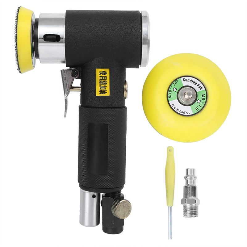 Pneumatic Polisher Polishing Machine Sanding Eccentric Elbow 2‑Inch / 3Inch