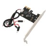 Computer Power Reset Switch PCIE Card Precise Control Thickened Gold