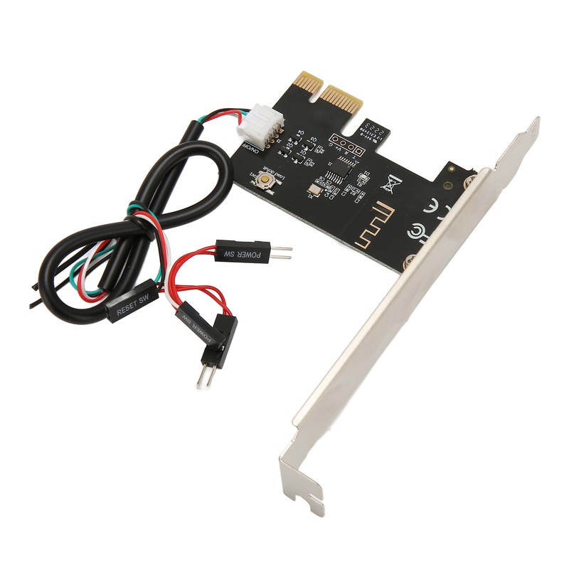 Computer Power Reset Switch PCIE Card Precise Control Thickened Gold