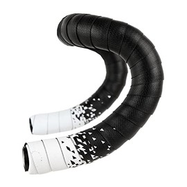SPF3-WH Bicycle Bar Tape, Drop Handlebar Tape, Road Bike, End Plug, EVA + PU, Left and Right Set, White