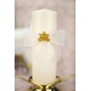 Elegant Fairy Tale Cinderella Coach Wedding Unity Candle Set (Silver/Gold)