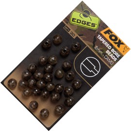 Fox Edges Camo Tapered Bore Beads: 6mm
