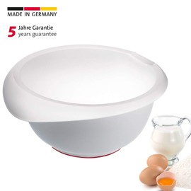 Westmark Rühr-/Backschüssel, 3,5 l, Mit Ausgießer, Kunststoff, Weiß, 3154227W