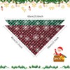 ZTA Dog Christmas Bandana, Pack of 2 Dog Scarf, Christmas,