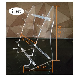 2 Stand Knife Display Stand Arcylic Clear6