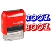 ExcelMark Self-Inking Rubber Teacher Grading Stamp - 100%