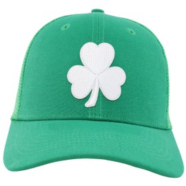 KFQHBQ Men's Classics Trucker Hat(M-L/XL,XXL)-Blank Structured Baseball Cap,Adjustable/Mesh Snapback Hats, Green/Shamrock, X-Large-XX-Large