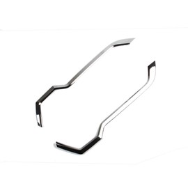 Chrome Crew Cab Door Line-Shaped Kick Panels Cover Trim fit 2009-2018 Dodge RAM 1500/2010-2022 RAM 2500 3500 Accessories (Front Door)