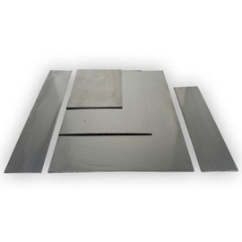 2 mm 50 mm x 100 mm sheet steel, fine sheet, weld plate, repair plate, steel plate, sheet metal, sheet strips, cuts, DC01, sheet metal cut