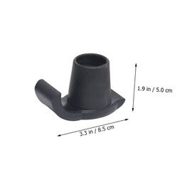 Beavorty 2Pcs Walker Ski Glides Nonstick Replacement Feet Coasters for Elderly Walkers Durable Sliders Providing Skid Protection for Trekking and Hiking Activities