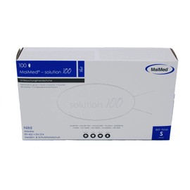 Maimed Solution 100 Nitirla Examination Gloves Size S