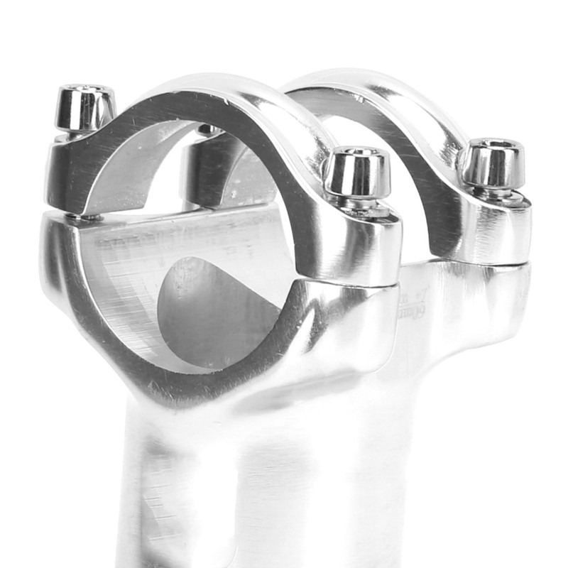 MEIJUN 31.8mm Bike Silver Stem Aluminum Alloy Bicycle Handlebar Stem