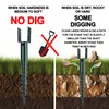 27inch No Dig Ground Screw Anchor Spike – U Shaped