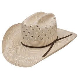 Resistol Men's 20X Conley Straw Cowboy Hat Natural 7 1/2