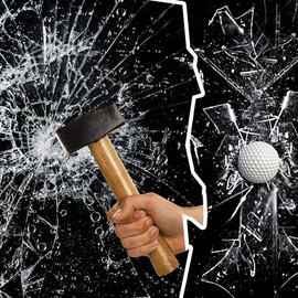 2 Rolls Window Security Film 17.3in X 9.84ft, Shackcom Tempered Glass Window Film Adhesive Anti-Shatter for Home, Office and Car (Clear)