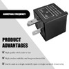 BWBWND CF13 LED Electronic Flasher Relay, 12V 3-Pin CF13 EP34