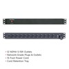 CyberPower PDU15B12R Basic PDU, 100-125V, 15A (Derated to 12A), 12