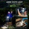 WeteamnoI Rechargeable EDC Flashlight with Green Beam, Bright White Led