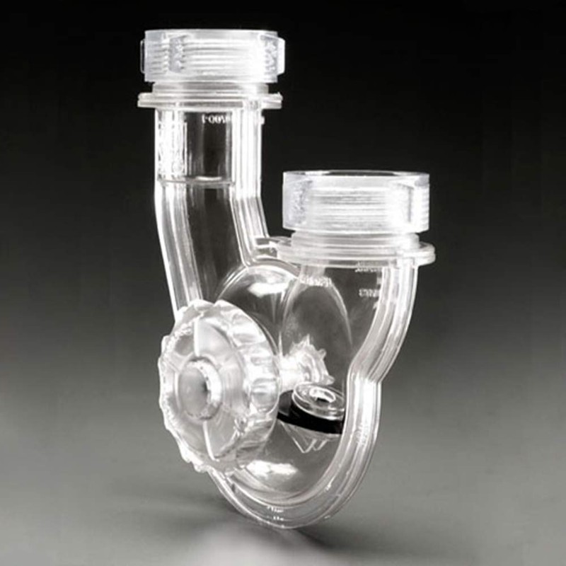 Permaflow Never Clog Transparent Abs 1-1/2" P-Trap (Includes 1-1/2" To