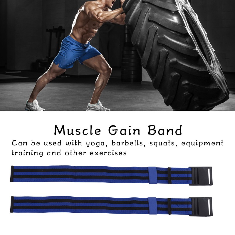 2Pcs Fitness Occlusion Training Band Blood Flow Restriction Training Wrap